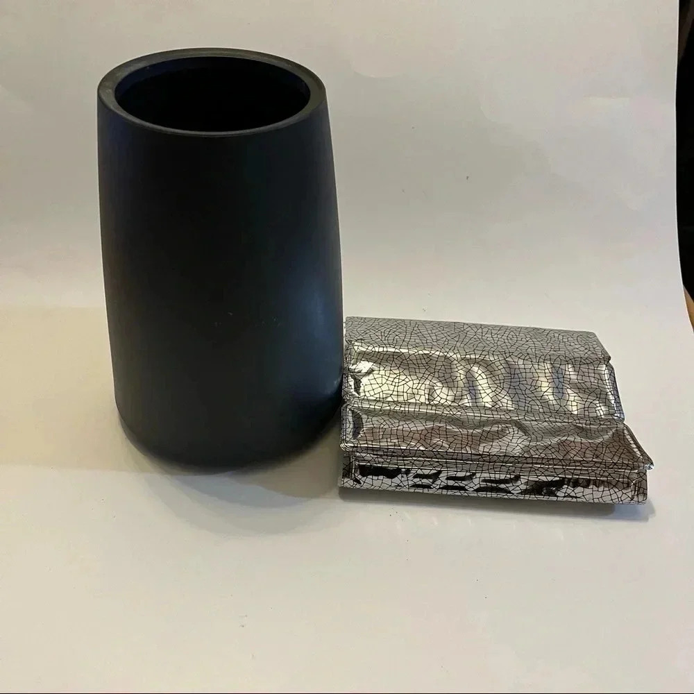 Vacu Vin Rapid Ice Elegant Wine Cooler Wine chiller reusable Black